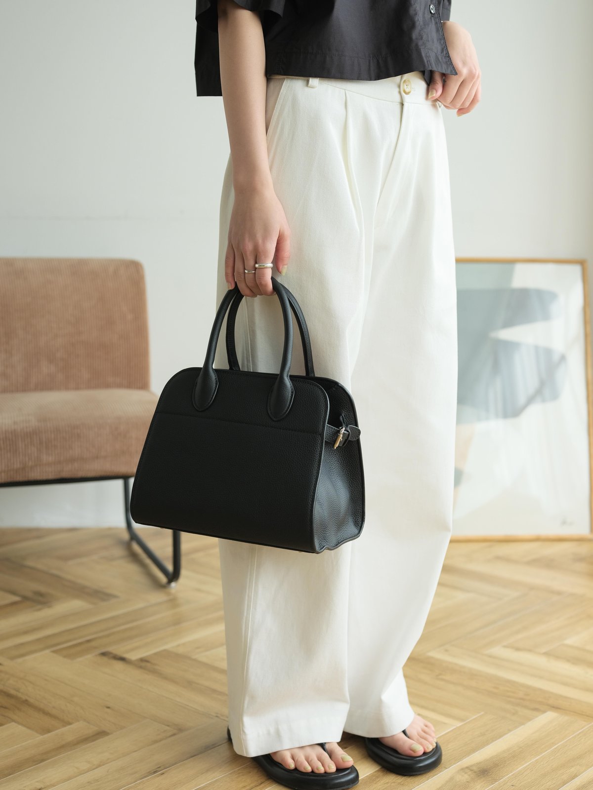 予約】SIDE BELT BOSTON BAG middle | JISTORY 予約】SIDE BELT BOSTON BAG middle | JISTORY
