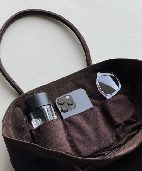 【予約販売】SUEDE LEATHER BIG TOTE