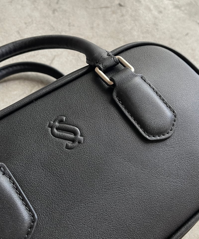 EMBOSS LOGO MINI BOSTON BAG / 2color | JISTORY