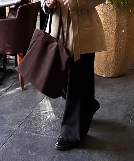 【予約販売】SUEDE LEATHER BIG TOTE