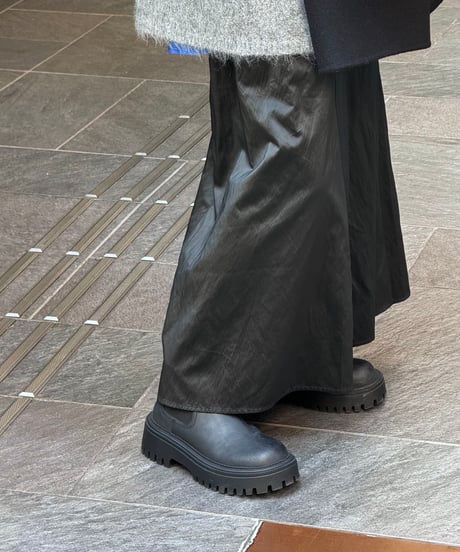 LEATHER CHELSEA BOOTS / 3color