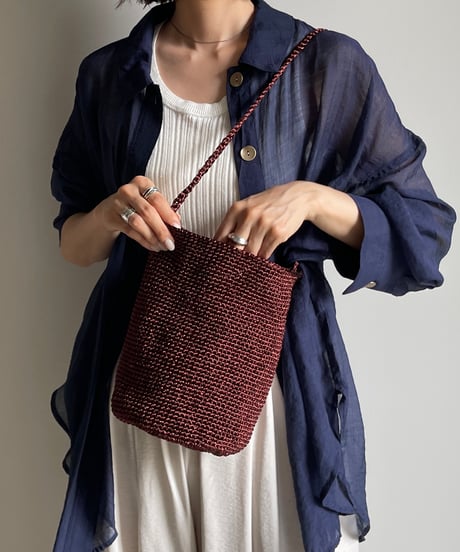SOFT MESH MINI BAG / 4color