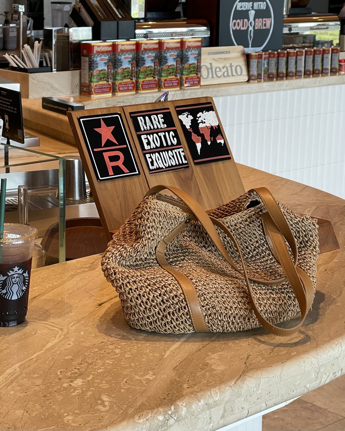 ROUND STRAW SHOULDER BAG | JISTORY