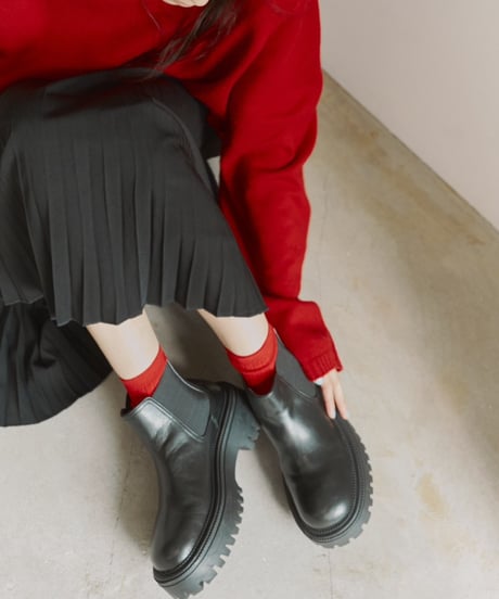 SIDE GORE BOOTS / 2color
