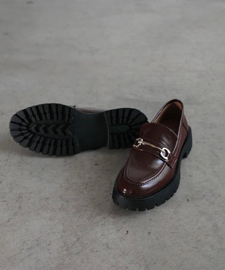 PLATFORM BIT LOAFER/2color