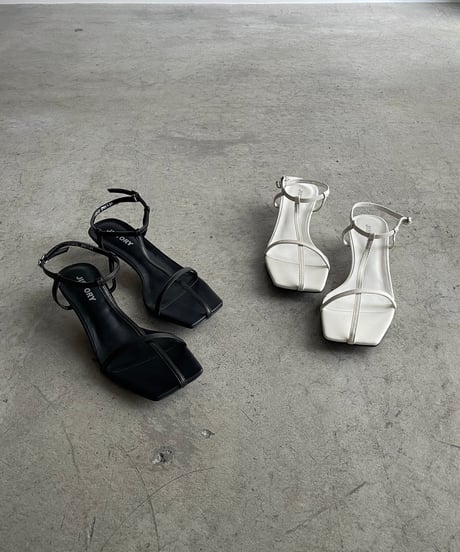 ANKLE STRAP SANDALS / 2color