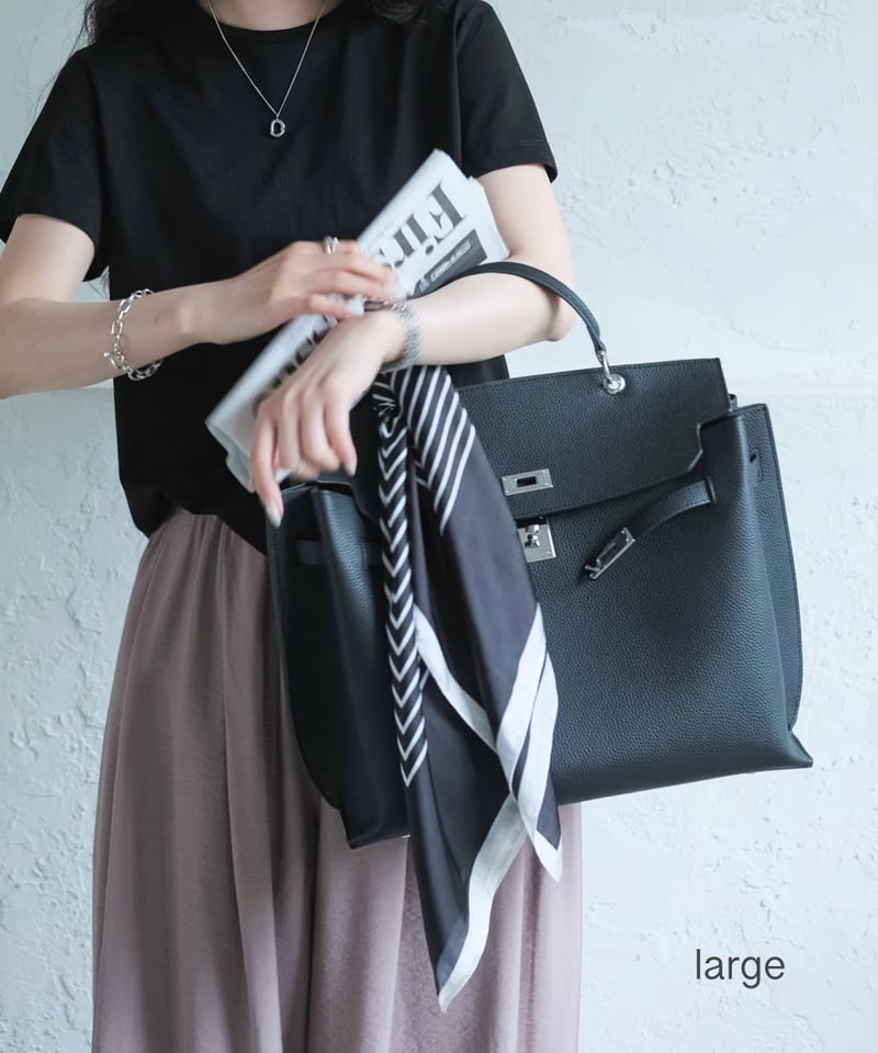 SQUARE BELT HANDLE BAG / 3colors <送料無料> | JISTORY SQUARE BELT HANDLE BAG / 3colors <送料無料> | JISTORY