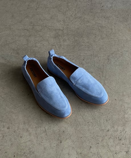 SUEDE LEATHER VAMP LOAFERS / 4color