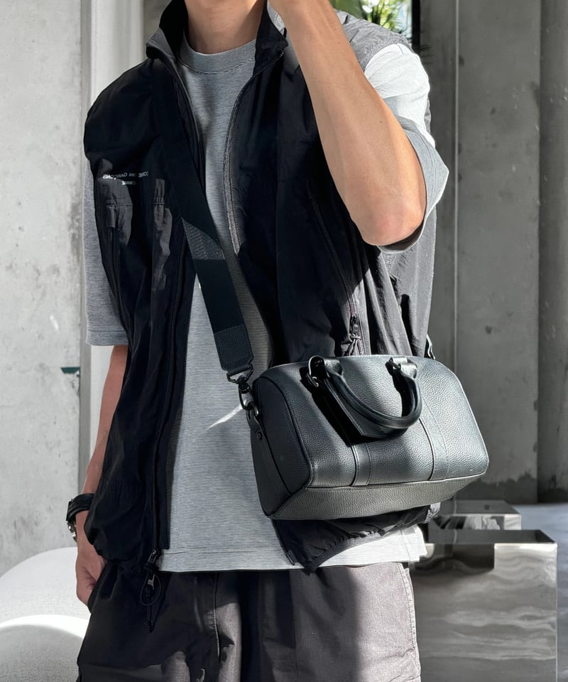 2WAY LEATHER MIDDLE BOSTON BAG <送料無料> | JISTORY 2WAY LEATHER MIDDLE BOSTON BAG <送料無料> | JISTORY