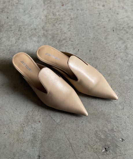 POINTED TOE MULE / 3color