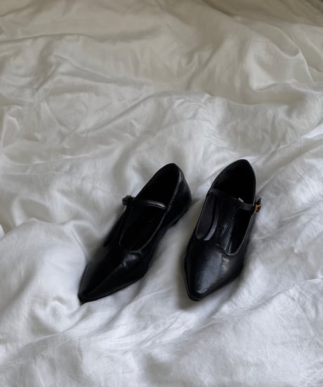 T-STRAP LOW HEEL SHOES