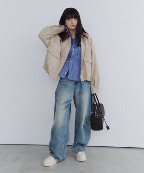 PLATFORM LEATHER COURT SNEAKER/2color
