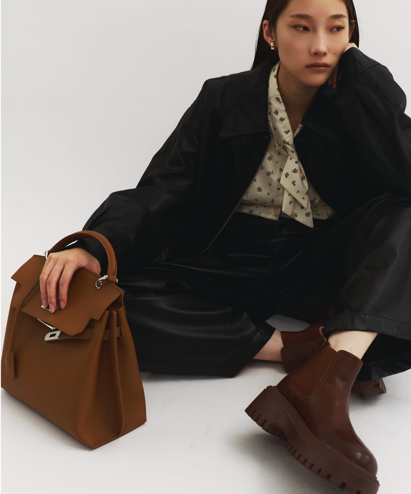 バッグ JISTORY SQUARE BELT HANDLE BAG SQUARE BELT HANDLE BAG / 3color ＜送料無料＞ | JISTORY