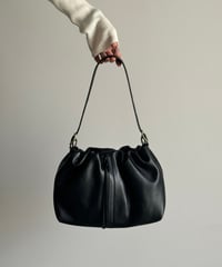 2WAY SOFT LEATHER  ROUND BAG