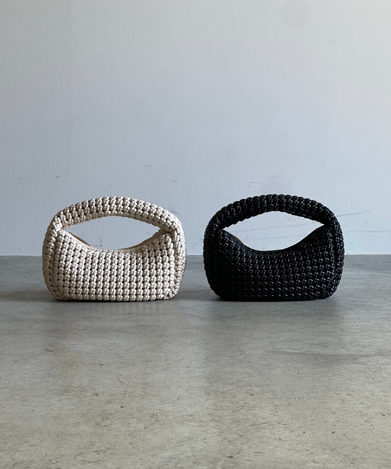 WEAVE HANDLE BAG / 2color | JISTORY