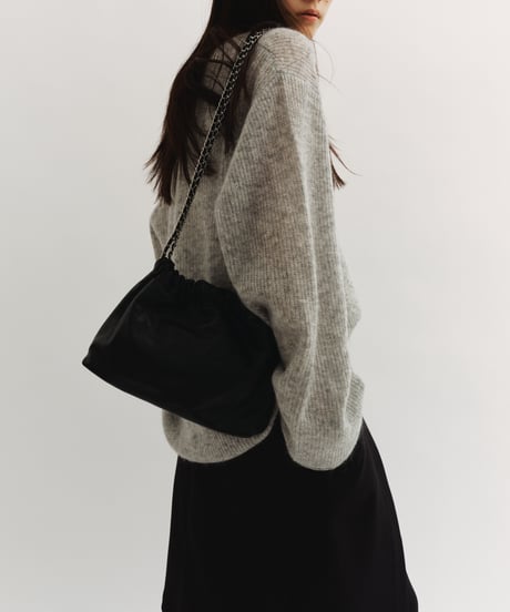 CHAIN SHOULDER WRINKLE BAG