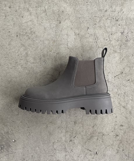 LEATHER CHELSEA BOOTS / 3color