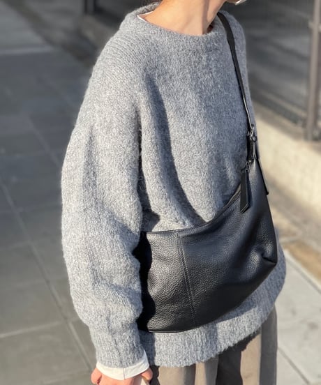 LEATHER SHOULDER BAG / 3color