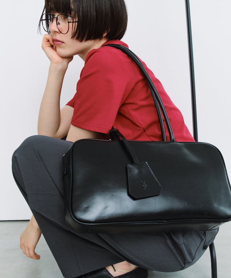 SHOULDER BOSTON BAG / 2color | JISTORY