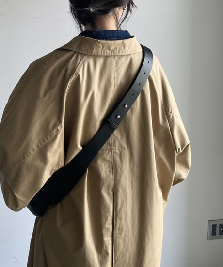 SOFT LEATHER HALF MOON BAG / 2color