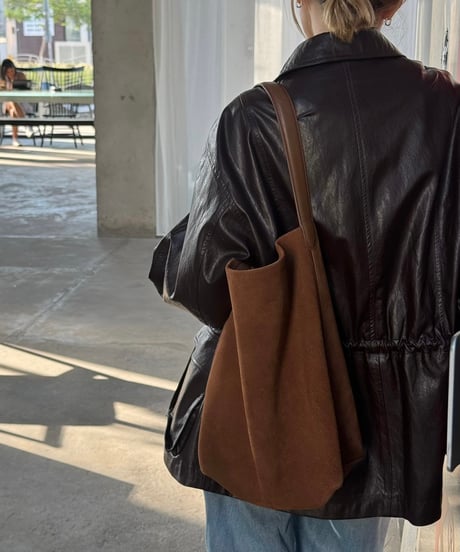 ONE HANDLE SUEDE BAG / 5color