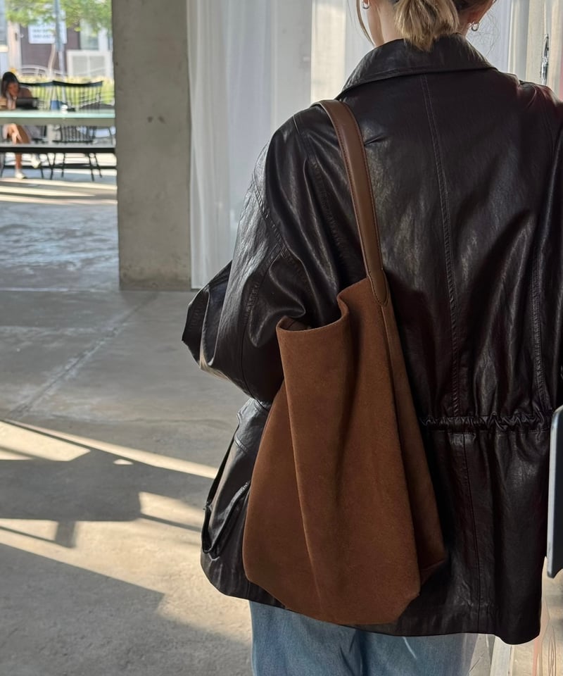 ONE HANDLE SUEDE BAG / 5color | JISTORY
