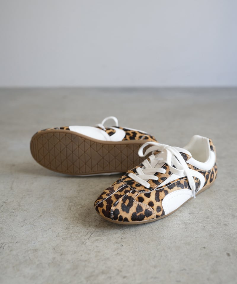 HARAKO ＆ LEATHER SWITCHING SNEAKER | JISTORY
