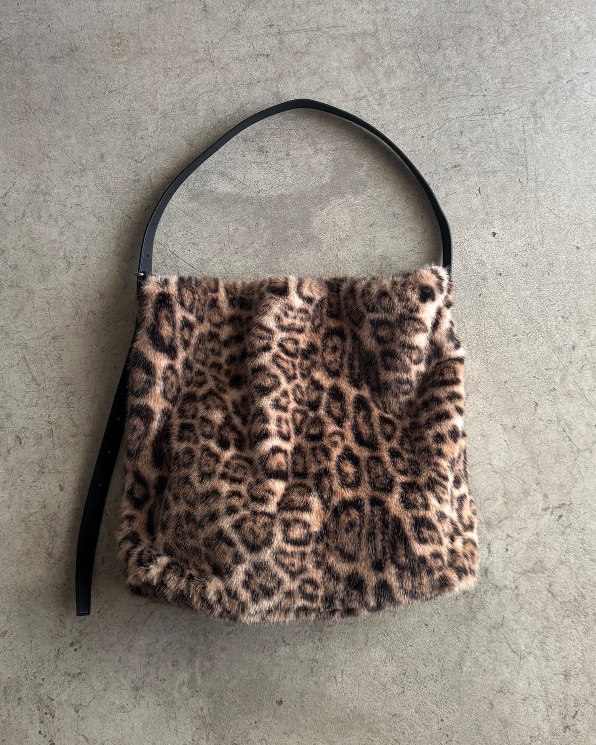 ECO FUR LEOPARD BAG | JISTORY