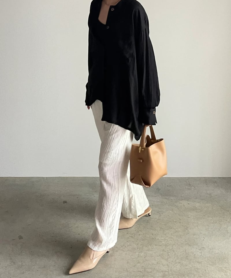 JISTORY POINTED TOE MULE ミュール 羊革 36 ブラック POINTED TOE MULE / 3color | JISTORY