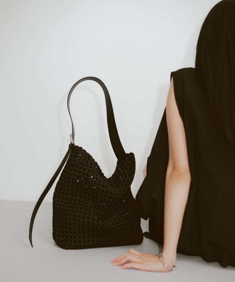 ONE HANDLE MESH BAG / 2color | JISTORY