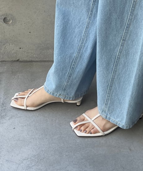 ANKLE STRAP SANDALS / 2color
