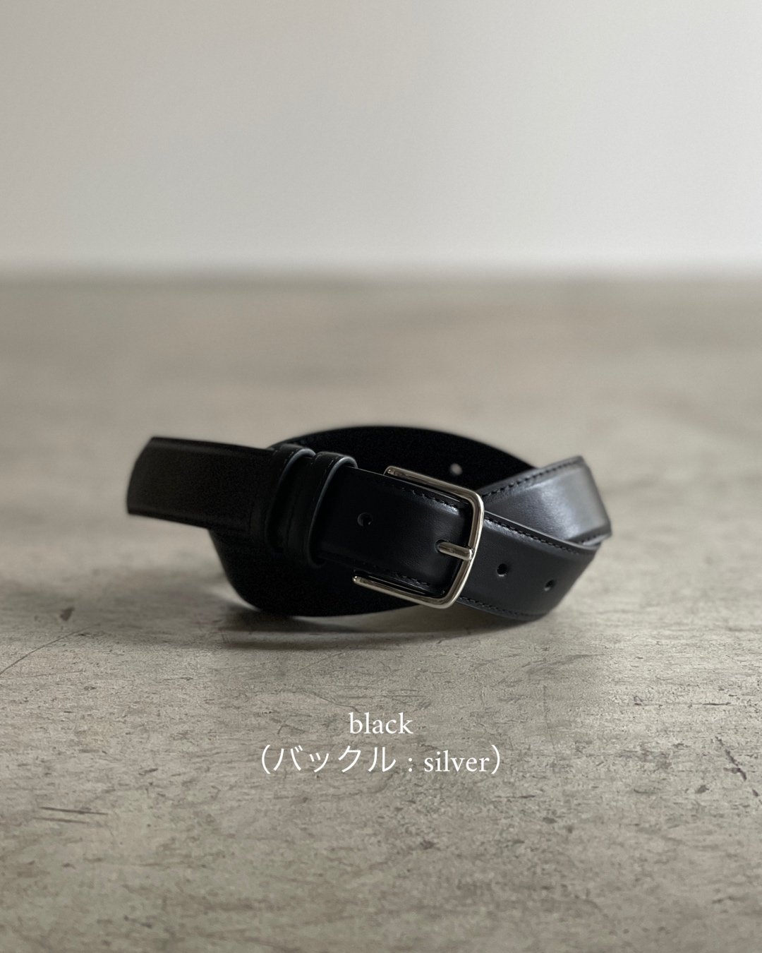 LEATHER BELT / 4color | JISTORY