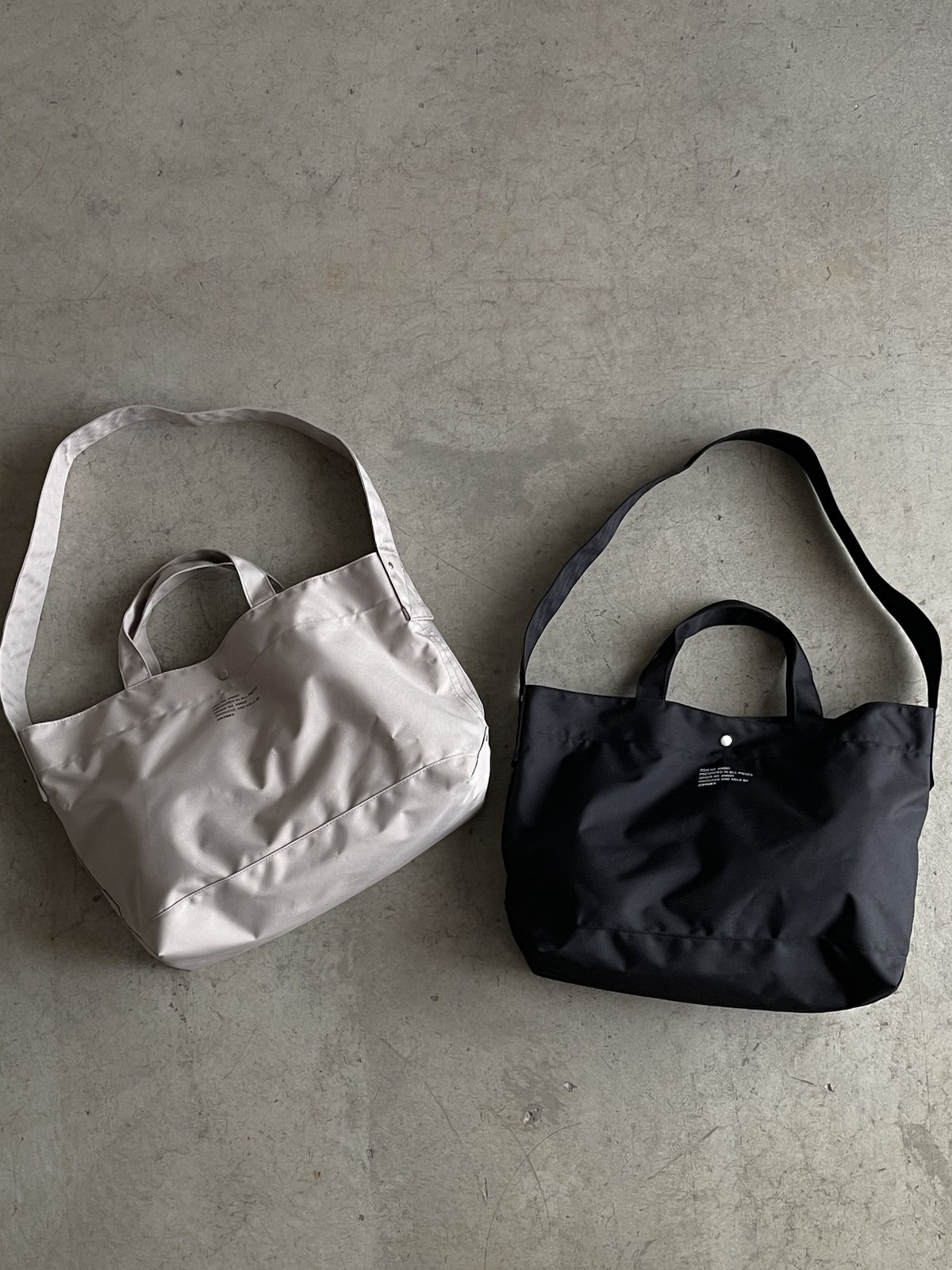 JISTORY グレー トートバッグ 新品 2WAY SHOULDER TOTE BAG / 2color | JISTORY