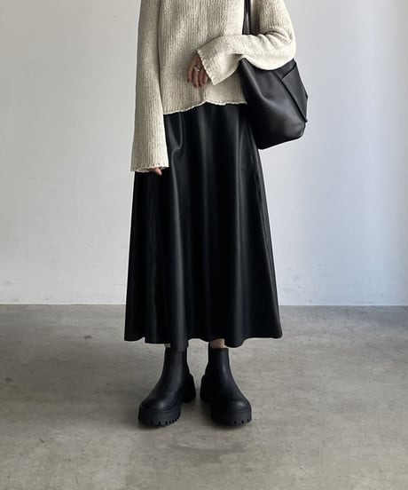 LEATHER CHELSEA BOOTS / 3color