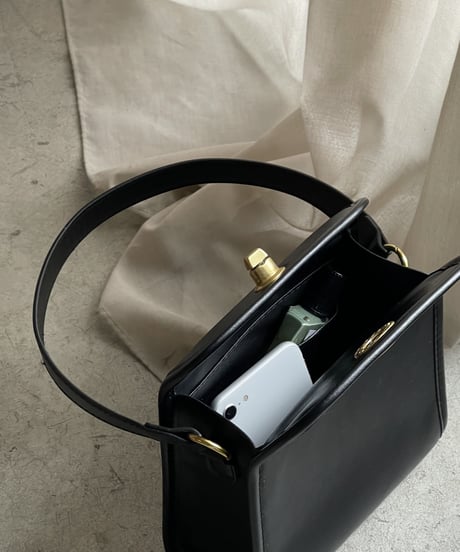 TURN LOCK 2WAY MINI SHOULDER BAG