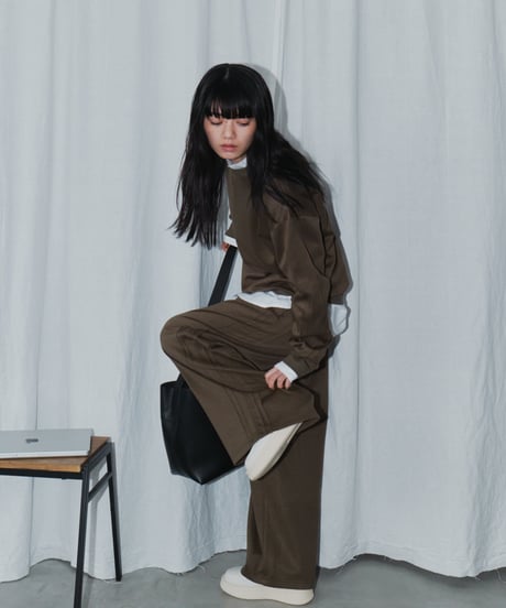 PLATFORM LEATHER COURT SNEAKER/2color