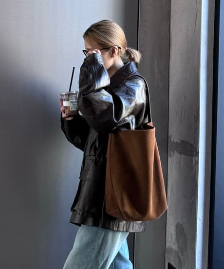 ONE HANDLE SUEDE BAG / 5color