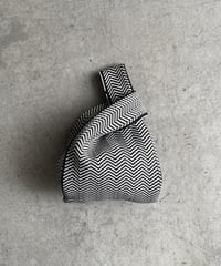 HERRINGBONE KNIT MINI BAG / 2color