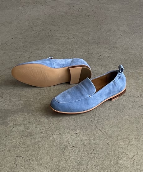 SUEDE LEATHER VAMP LOAFERS / 4color
