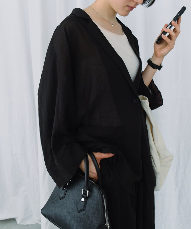 LEATHER MINI BOSTON BAG | JISTORY