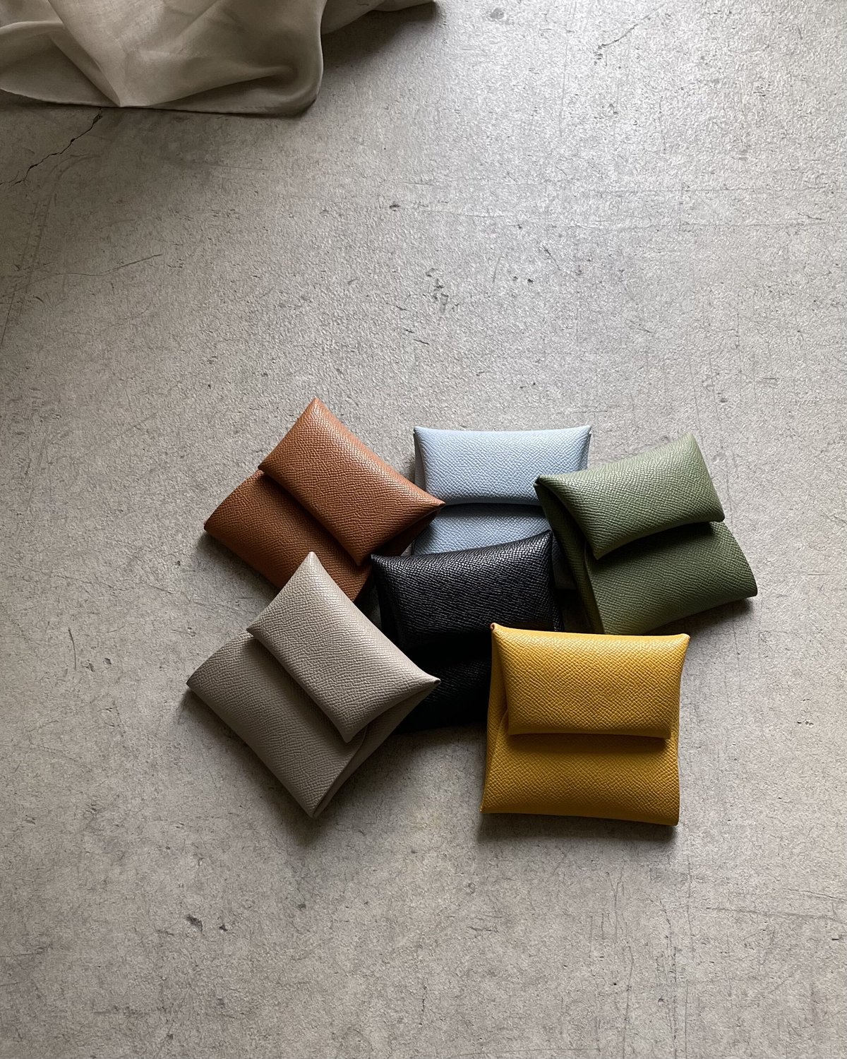 小物 LEATHER COIN CASE Genuine Leather Jewelry Cube Box – Old Trend