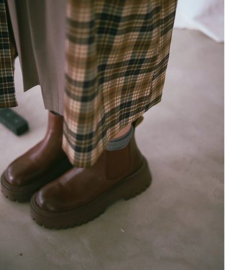 SIDE GORE BOOTS / 2color