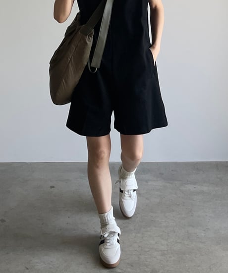 FLIP TONGUE LEATHER SNEAKERS / 2color