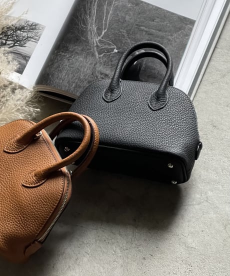 LEATHER MINI BOSTON BAG