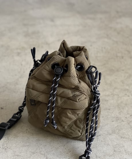 QUILTING PARACORD SHOULDER BAG / 2color