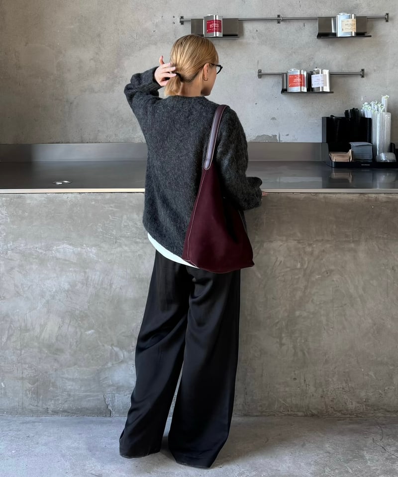 ONE HANDLE SUEDE BAG / 5color | JISTORY