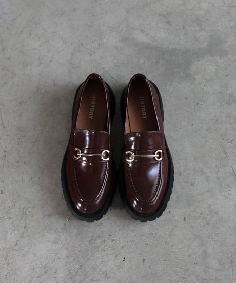 PLATFORM BIT LOAFER/2color