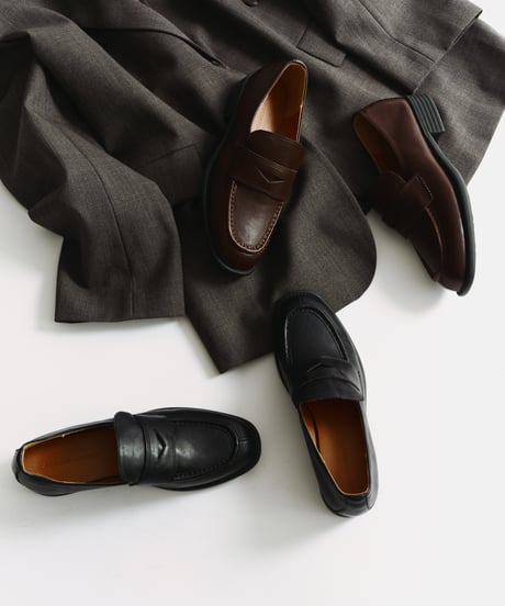 JISTORY ブラック ローファー CATEGORY shoes | JISTORY