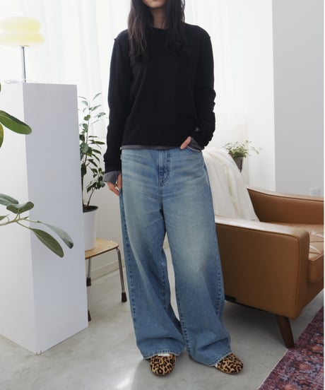HARAKO ＆ LEATHER SWITCHING SNEAKER