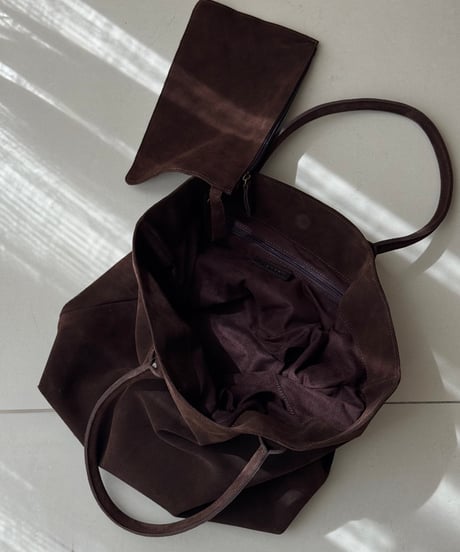 【予約販売】SUEDE LEATHER BIG TOTE